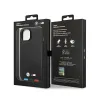 BMW Leather Hot Stamp Tricolor MagSafe - Case for iPhone 14 (Black)
