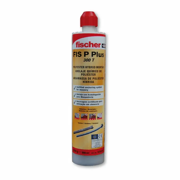 Cheminis kaištis Fischer 300 ml Sienų tvirtinimas