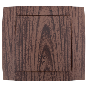 SR-2514 PUSH LIGHT BUTTON WENGE