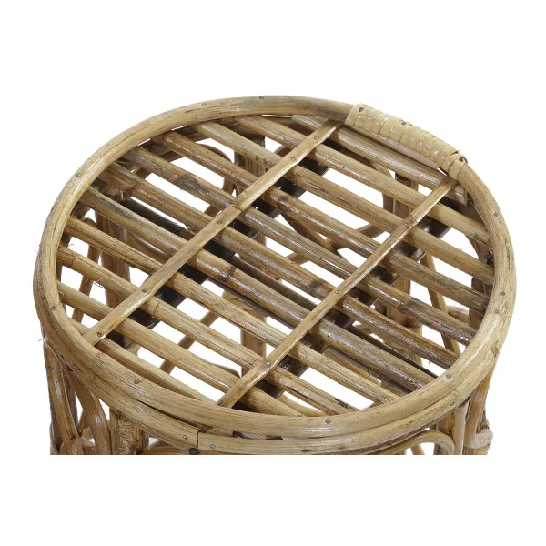 3 galdu komplekts DKD Home Decor 39 x 39 x 41 cm Dabisks pīts