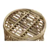 Набор из трех столиков DKD Home Decor 39 x 39 x 41 cm Натуральный плетеный