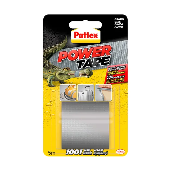 Santehnikas līmlente Pattex power tape Pelēks (5 m x 50 cm)