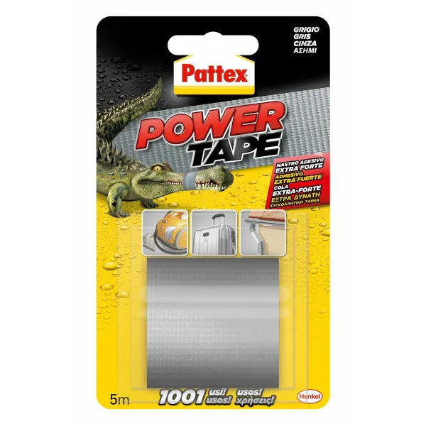 Santehnikas līmlente Pattex power tape Pelēks (5 m x 50 cm)