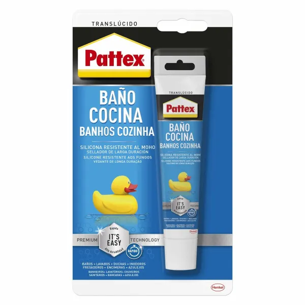 Silikoni Pattex Läpinäkyvä Silikoni 50 ml