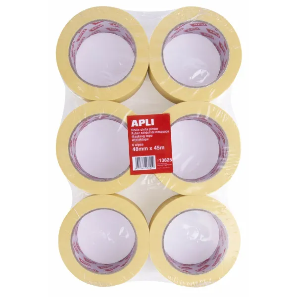 "Līmlente Apli Virsbūve Gleznotājs Dzeltens 6 Daudzums 48 mm x 45 m