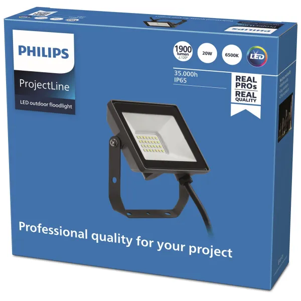 Užtvindanti šviesa / projektoriaus šviesa Philips Proyector Juoda (6500 K)