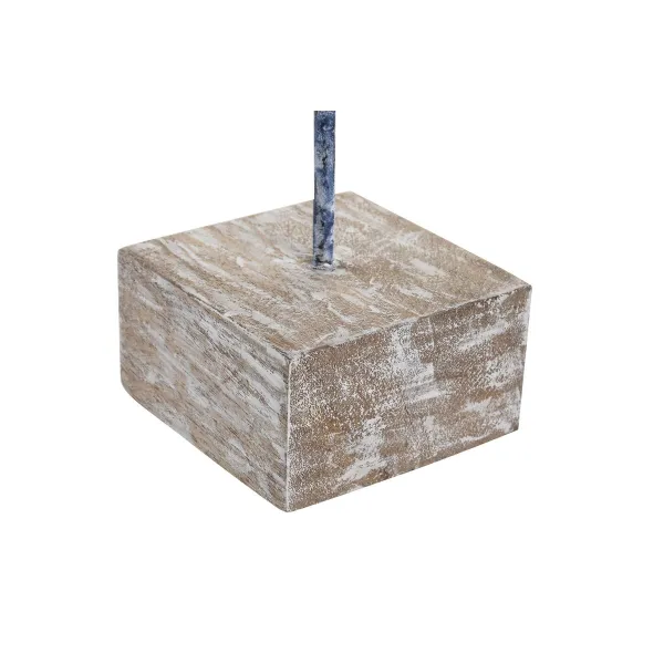 Dekoratyvinė figūrėlė DKD Home Decor Mėlyna Derva Mango mediena (37 x 11 x 39 cm)