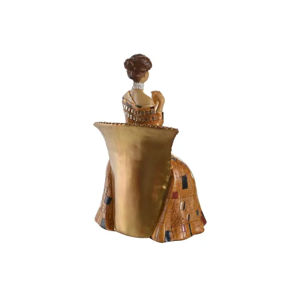 Dekoratyvinė figūrėlė DKD Home Decor Geltona Derva (21,5 x 18,5 x 31 cm)