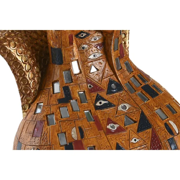 Dekoratyvinė figūrėlė DKD Home Decor Geltona Derva (21,5 x 18,5 x 31 cm)