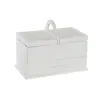 Korurasia DKD Home Decor 16 x 17 x 28 cm Valkoinen Vaaleanpunainen Puu MDF