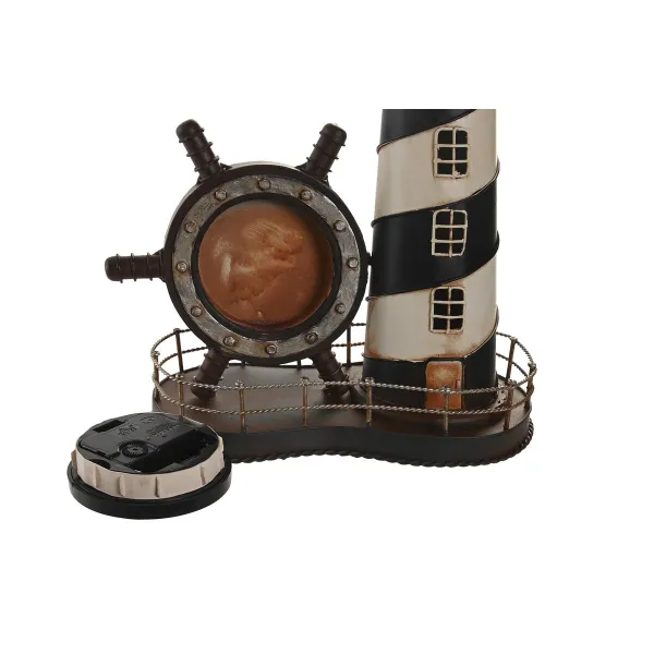 Настольные часы DKD Home Decor Чёрный Красный маяк Vintage (2 штук)