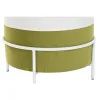 Jalkatuki DKD Home Decor Luonnollinen Metalli Valkoinen Vihreä (40 x 40 x 40 cm)