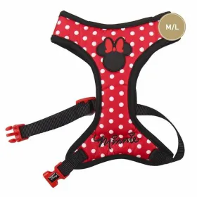 Suņu drošības siksna Minnie Mouse Sarkans