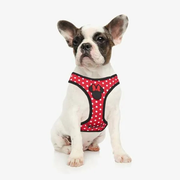 Dog Harness Minnie Mouse Red