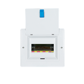 Металлический распределительный щиток - 1 фаза, 12 каналов