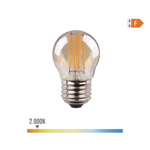 Светодиодная лампочка EDM 98623 F 30 W 35 W 4,5 W E27 400 lm 350 lm 4,5 x 7,8 cm (2000 K)