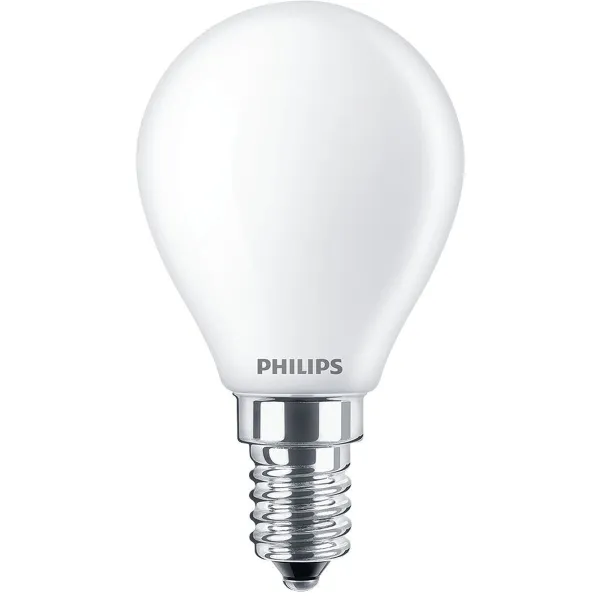 Светодиодная лампочка Philips F 40 W 4,3 W E14 470 lm 4,5 x 8,2 cm (4000 K)