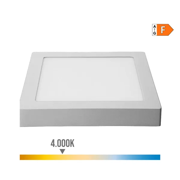griestu gaismas EDM 31593 Alumīnijs Plastmasa 20 W 22,5 x 22,5 x 4 cm (4000 K)