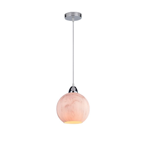 MARBLE-1A PENDANT 1XE27 WHITE D200mm
