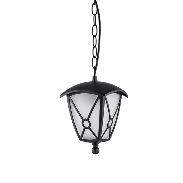 NICK LANTERN HANGING 1XE27 BLACK