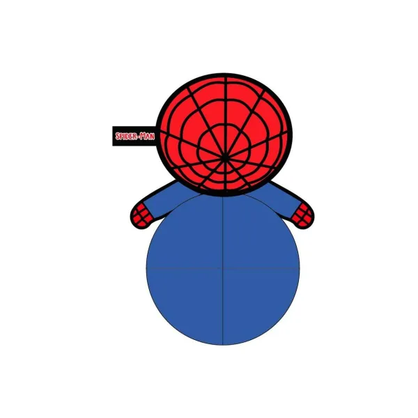Minkštas žaislas šunims Spider-Man Raudona 11,0 x 18,0 x 10,0 cm