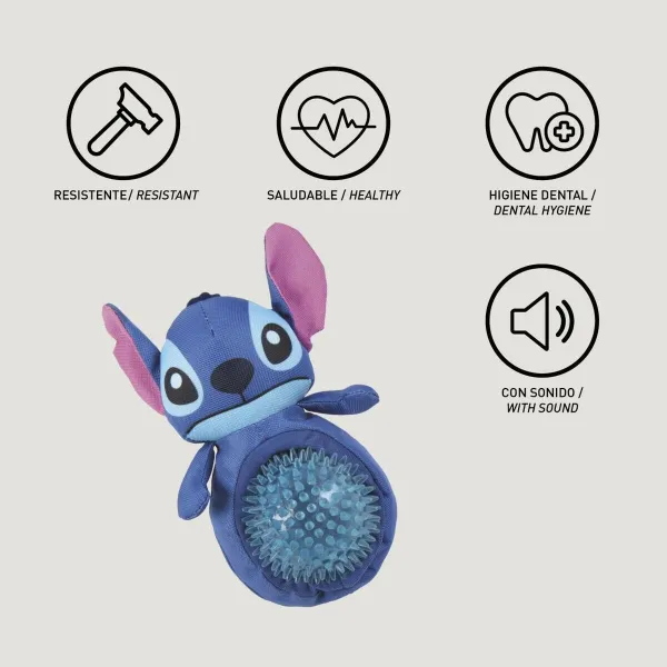 Minkštas žaislas šunims Stitch Mėlyna 13,0 x 9,0 x 24,0 cm Plastmasinis gyvūnai