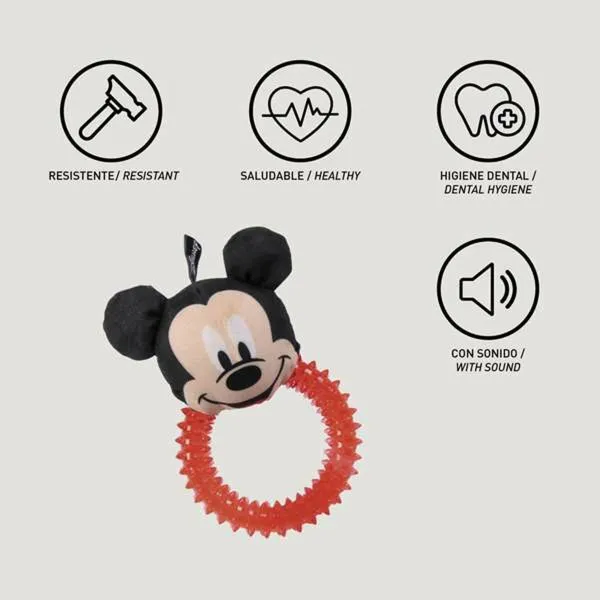 Dog chewing toy Mickey Mouse   Red 10,0 x 20,0 x 7,0 cm
