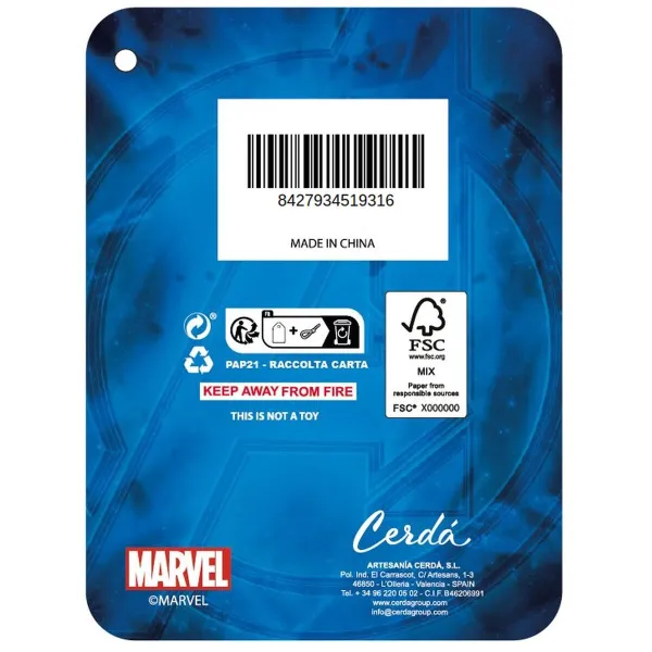 Dog toy The Avengers   Green 8,0 x 13,0 x 26,0 cm (4 Units)