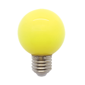 LED-lamp GLOBE G60 3W E27 kollane