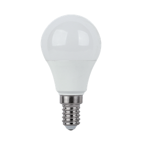  LED-lamp GLOBE G45 8W E14 230V valge
