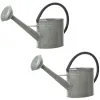 Watering Can Decoris Grey Zinc 1 L