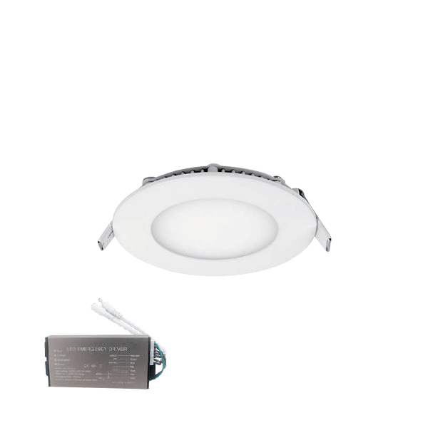 STELLAR LED PANEL ROUND RECESSED MOUNT 6W 6500K