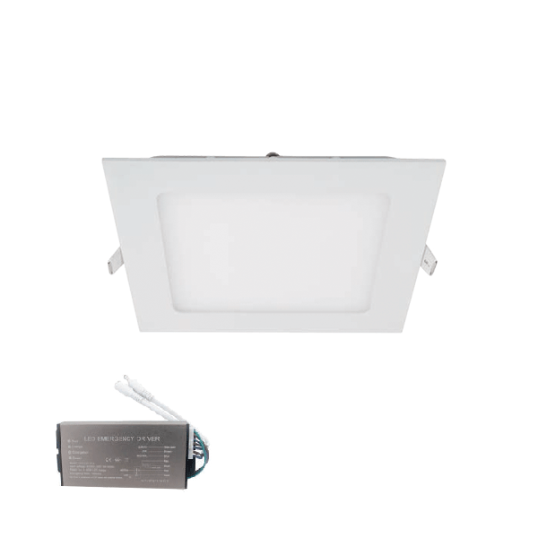 STELLAR LED PANEL SQUARE RECESSED MOUNT 12W 6500K