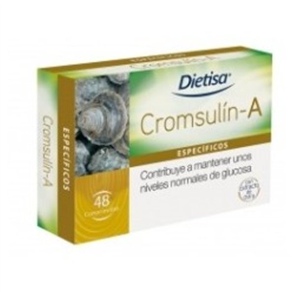 Dietisa Cromsulin A Extracto Ostra 48 Comp