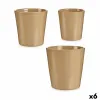 Puodų rinkinys Ibergarden Rusvai gelsva Molis 16,5 x 16 x 16,5 cm (6 vnt.)
