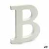 Letter Pincello B White 1,8 x 21 x 17 cm (12 Units)