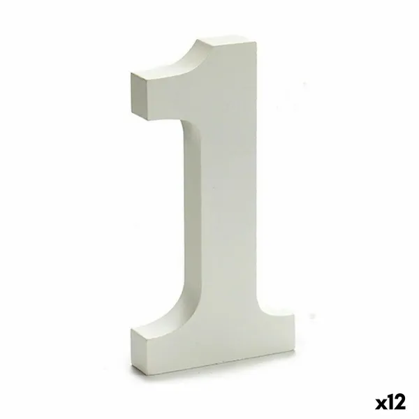 Номера Pincello 1 Белый 1,8 x 21 x 17 cm (12 штук)