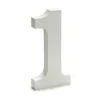 Number Pincello 1 White 1,8 x 21 x 17 cm (12 Units)