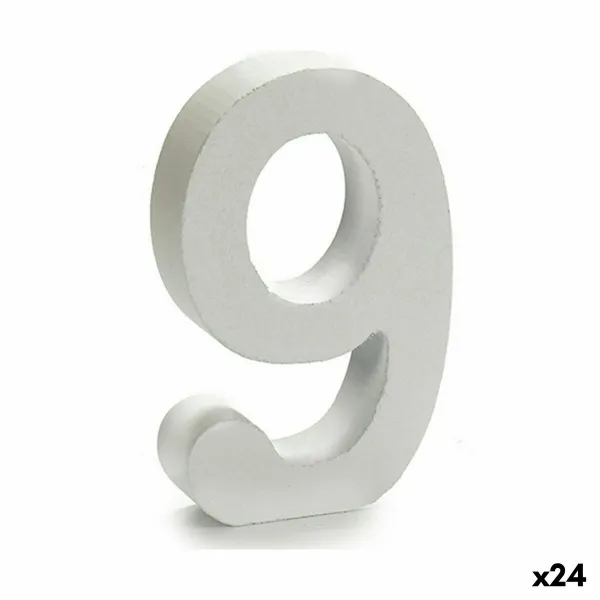 Numerot Pincello 9 Valkoinen 2 x 16 x 14,5 cm (24 osaa)