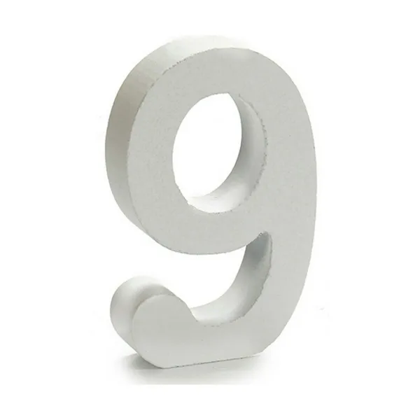 Numeriai Pincello 9 Balta 2 x 16 x 14,5 cm (24 vnt.)