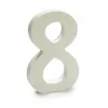 Numeriai Pincello 8 Balta 1,8 x 21 x 17 cm (12 vnt.)