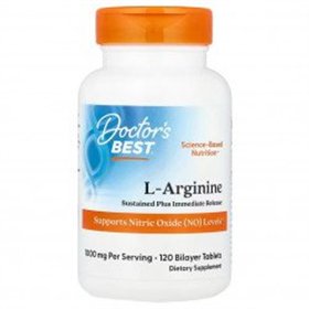 L-Arginine - Sustained + Immediate Release Doctor's Best
