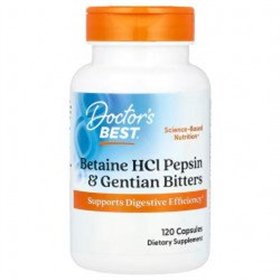Betaine HCl Pepsin & Gentian Bitters Doctor's Best