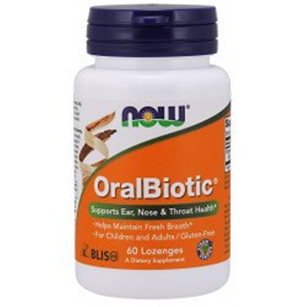 OralBiotic NOW Foods Supports Ear, Nose & Throat Health