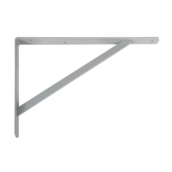 Seinäteline AMIG 9-9806 Hyllyt Harmaa Teräs (25 x 20 cm)