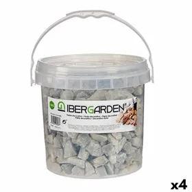 Dekoratyviniai akmenys Ibergarden Šviesiai pilka 3 Kg (4 vnt.)