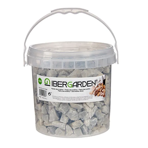 Dekoratīvie akmeņi Ibergarden Gaiši pelēks 3 Kg (4 gb.)