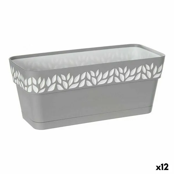 Sodinukas Stefanplast Cloe Balta Pilka Plastmasinis 13,3 x 12,3 x 29,3 cm (12 vnt.)
