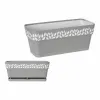 Sodinukas Stefanplast Cloe Balta Pilka Plastmasinis 13,3 x 12,3 x 29,3 cm (12 vnt.)