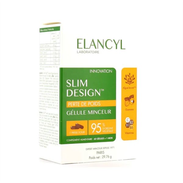 Elancyl Slim Design novājēšanas kapsulas 60
